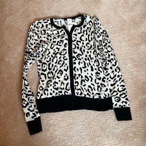 NWT Ann Taylor leopard print cardigan